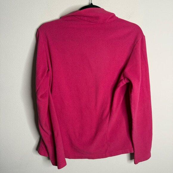 Patagonia Women's Pink Micro D Zip Up Long Sleeve Jacket - Size L Large‎ - Picture 3 of 5